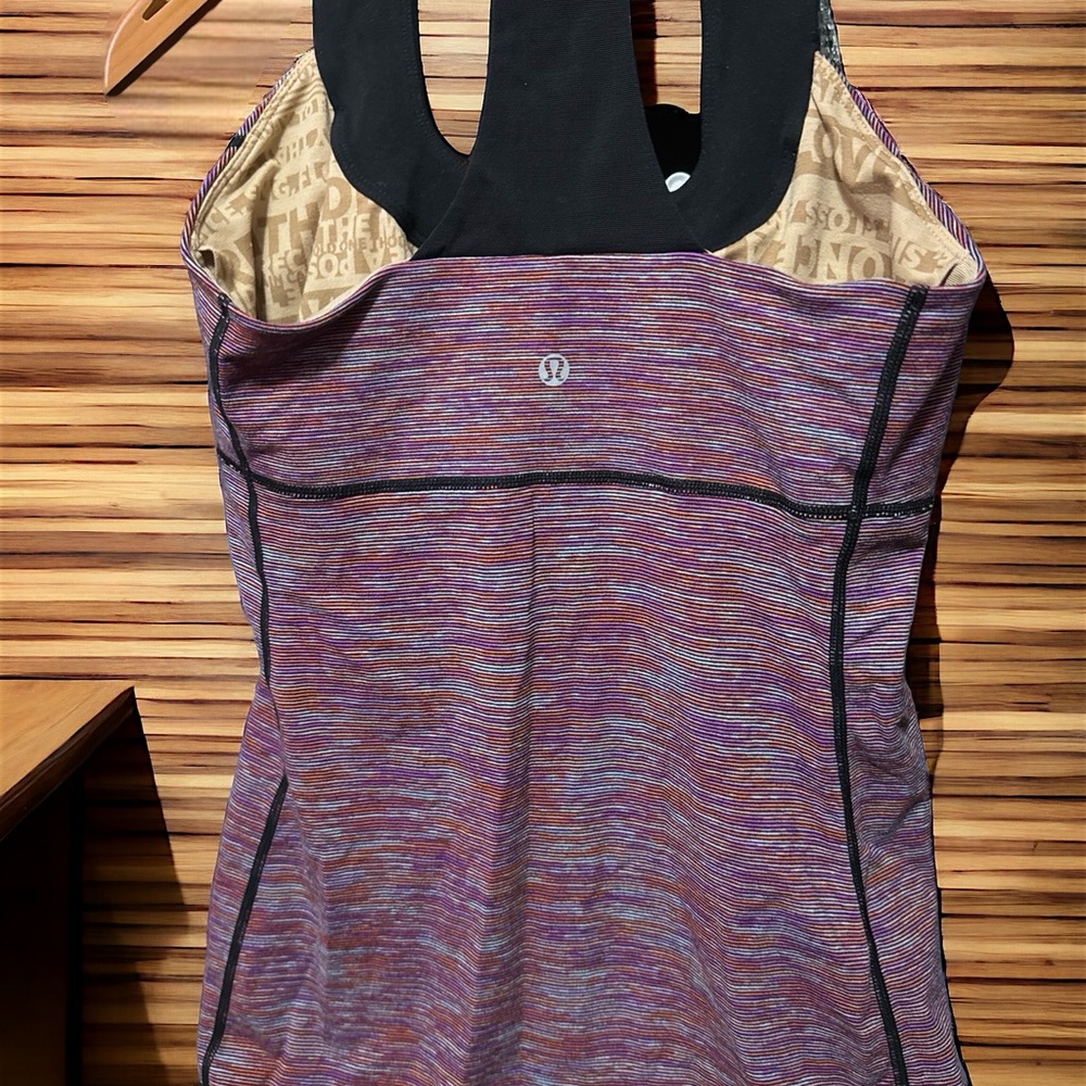 Lululemon fitted strappy athletic blouse
